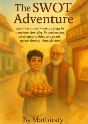 The SWOT Adventure — Illustrated SWOT Analysis Storybook (65-Page eBook, PDF) by Mathirsty
