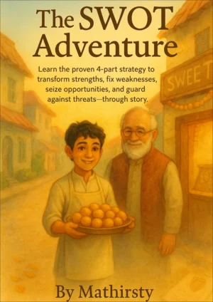 The SWOT Adventure — Illustrated SWOT Analysis Storybook (65-Page eBook, PDF) by Mathirsty