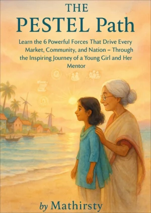 The PESTEL Path — A Storybook That Teaches PESTEL Through Meera & Tara’s Coastal Journey (63-Page eBook, PDF) by Mathirsty