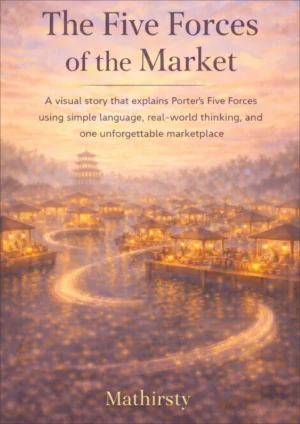The Five Forces of the Market (Porter’s Five Forces Visual Story, 62-Page eBook, PDF) by Mathirsty