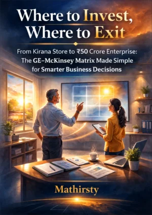 Where to Invest, Where to Exit (62-Page eBook PDF Illustrated Storybook) — GE–McKinsey Matrix Made Simple by Mathirsty